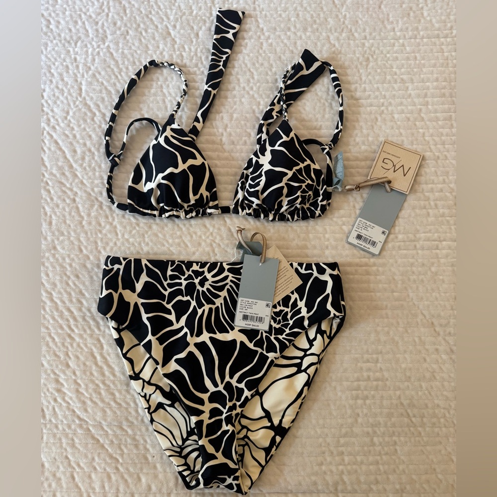 Antonio Melani x M.G. Style high waisted reversible bikini - NWT